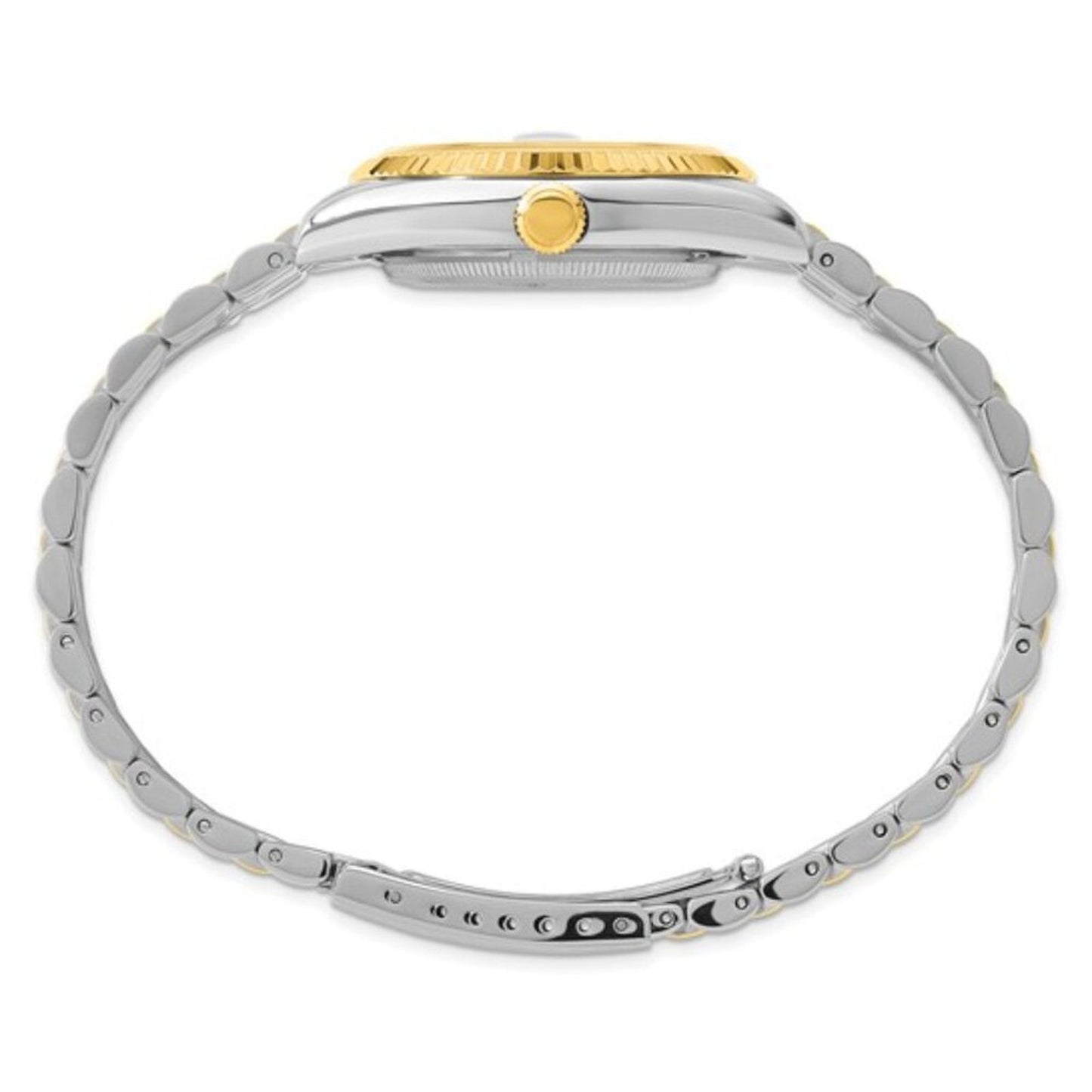 Charles Hubert Men's Two-Tone Watch - White Dial - Date - 36mm - NEW