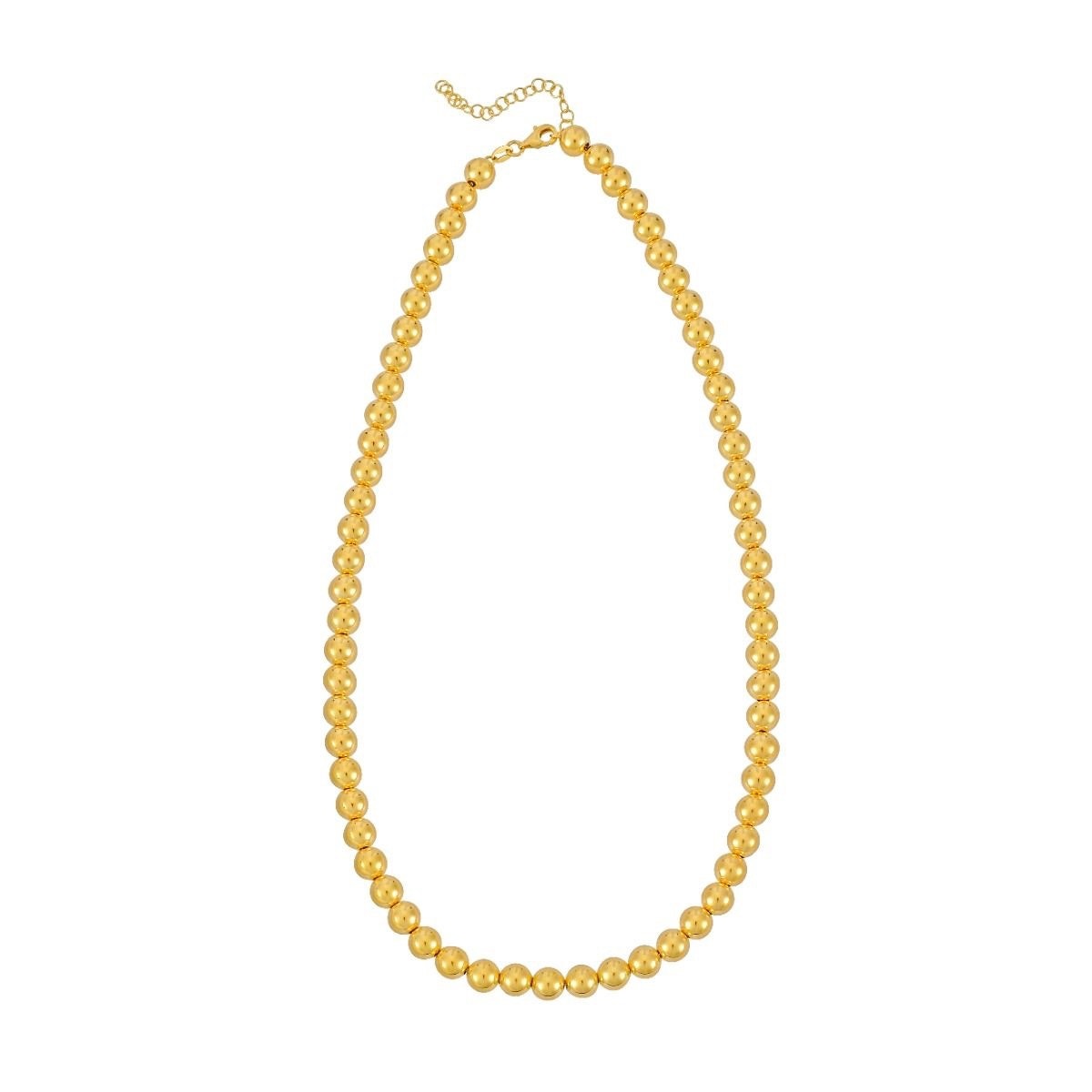 14K Gold Graduated Statement Pallina Necklace