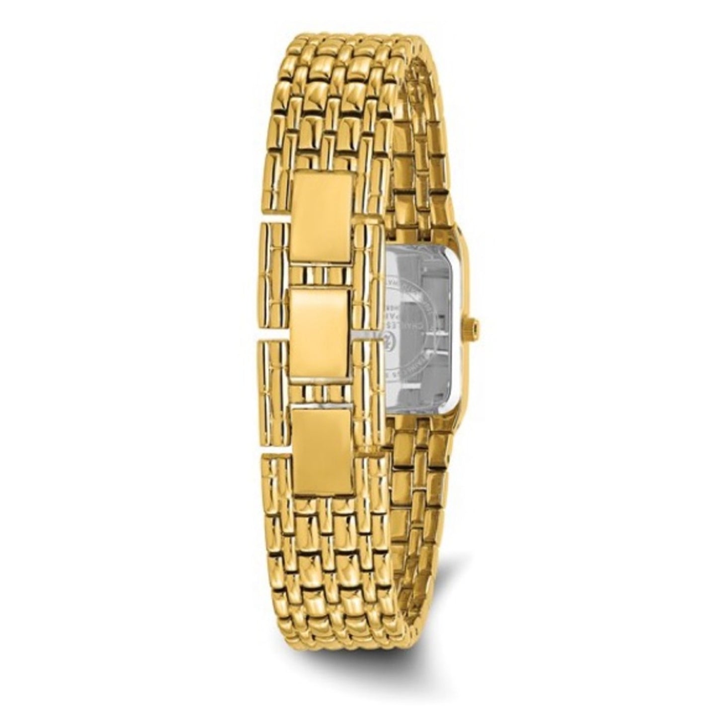 Women’s Charles Hubert Gold-Finish White Dial Quartz Watch | Gift Boxed