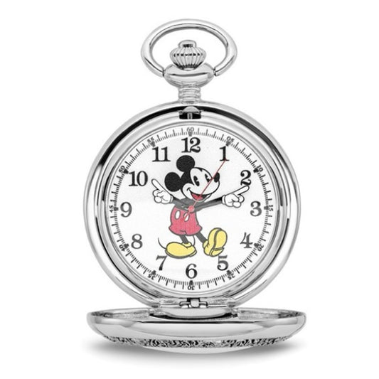 Disney Mickey Mouse Antiqued Pocket Watch