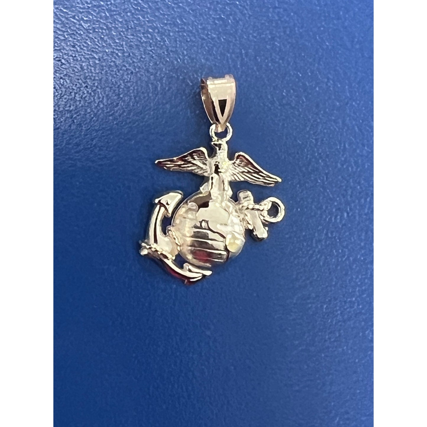 New  10K Yellow Gold U.S. Marine Corps Pendant – Solid Gold | Made in the USA