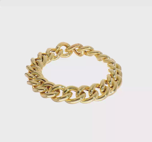 Herco 14K Polished 14.8mm Curb Bracelet