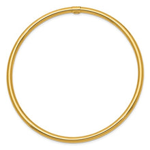 Load image into Gallery viewer, 14k 3mm Polished Round Tube Slip-on Bangle
