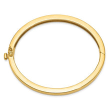 Load image into Gallery viewer, 14k Gold Solid Hinged Bangle
