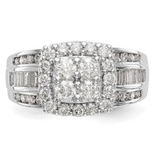Load image into Gallery viewer, Cluster Diamond Engagement Ring
