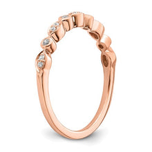 Load image into Gallery viewer, 14k Rose Gold Engagement Rings and Wedding Band Set
