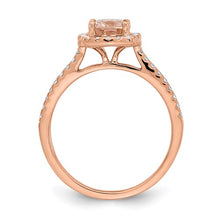 Load image into Gallery viewer, 14k Rose Gold Engagement Rings and Wedding Band Set
