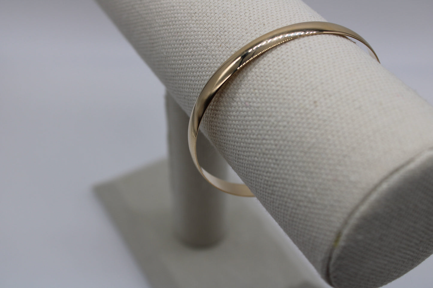 14k Yellow Gold 6mm Slip On Round Bangle, from 302 Fine Jewelry Collection