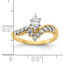 Load image into Gallery viewer, 14k Gold Diamond Engagement Ring
