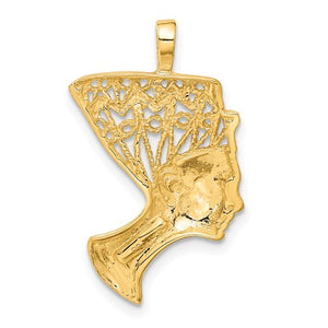 14k Gold Nefertiti Charm