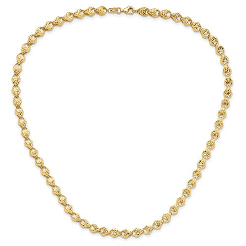 Leslie's 14K Diamond-cut Fancy Link Necklace