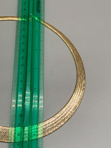 14k Gold Mesh Collar Necklace