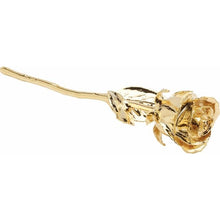 Load image into Gallery viewer, Lacquered 24K Gold-Plated Rose
