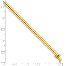 Load image into Gallery viewer, 14k 4mm Domed Omega Bracelet
