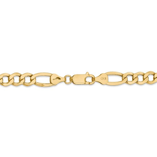Solid 14k Gold Figaro Link Chain
