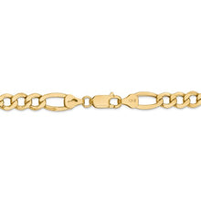 Load image into Gallery viewer, Solid 14k Gold Figaro Link Chain
