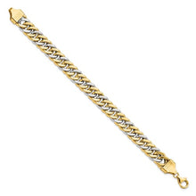 Load image into Gallery viewer, 14k Two-tone 8 inch Curb Link Bracelet
