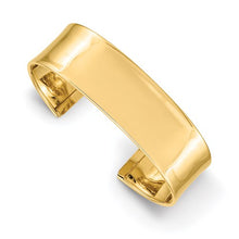 Load image into Gallery viewer, 14k 18.5mm Polished Cuff Bangle
