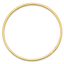 Load image into Gallery viewer, 14K Yellow Gold 4 mm Half Round Bangle 7 3/4&quot; Bracelet
