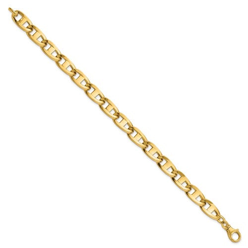 14k Gold Anchor Link Bracelet