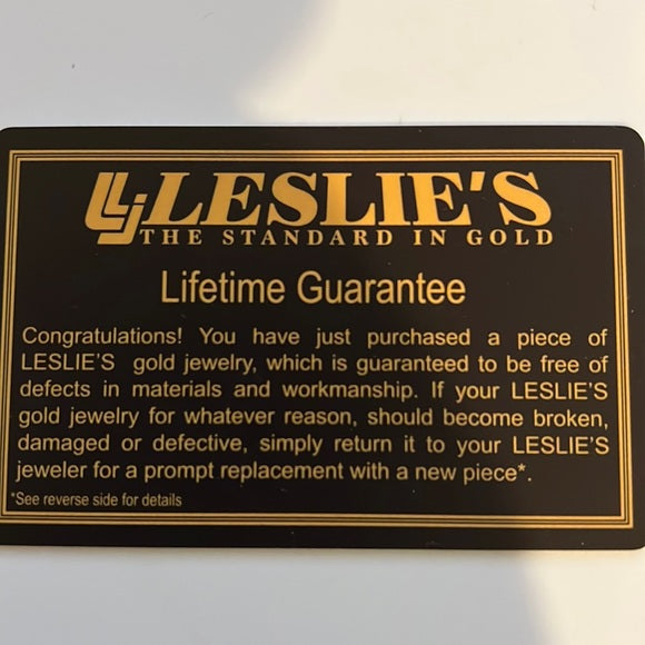 Leslie's 14K Polished Graduated Double Link Necklace