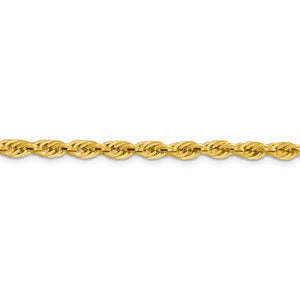 14K 22 inch Rope with Lobster Clasp Chain
