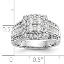 Load image into Gallery viewer, Cluster Diamond Engagement Ring
