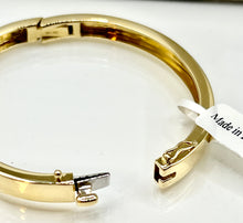 Load image into Gallery viewer, 14k 6.3mm Polished Solid Hinged Bangle Bracelet
