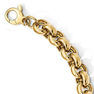 Leslie's 14K Gold Rolo Link Bracelet