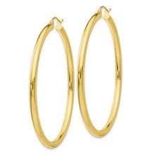 Load image into Gallery viewer, 10k Gold Large Classic Hoop Earrings: Stylish and Durable
