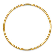 Load image into Gallery viewer, 14k 2.5mm Grooved Slip-on Bangle
