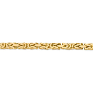 14k 5.25mm Byzantine Chain