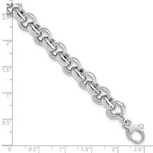 Load image into Gallery viewer, Leslie&#39;s 14k White Gold Polished Rolo Link Bracelet

