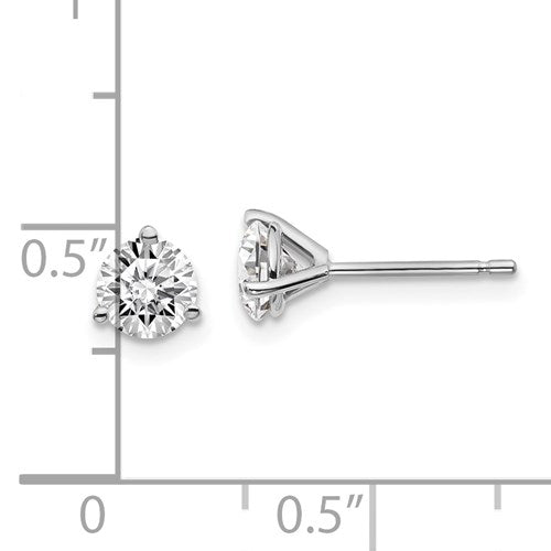 1cttw Lab Grown Diamond Stud Earrings