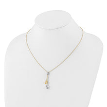 Load image into Gallery viewer, Leslie&#39;s 14K Two-tone Diamond-cut Beads Drop Necklace

