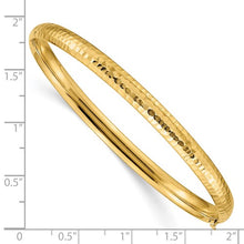 Load image into Gallery viewer, 14k Gold Hammered Bangle
