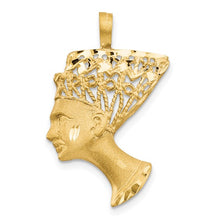 Load image into Gallery viewer, 14k Gold Nefertiti Charm
