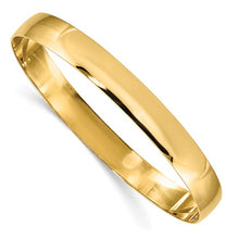 Load image into Gallery viewer, 14k Yellow Gold 8mm Slip On Round Bangle, from 302 Fine Jewelry Collection
