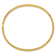 Load image into Gallery viewer, 14k Gold  High Polished Hinged Bangle Bracelet
