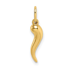Load image into Gallery viewer, 14k Hollow Italian Horn Pendant
