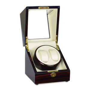 Steinhausen Heritage Cherry Finish Dual Watch Winder