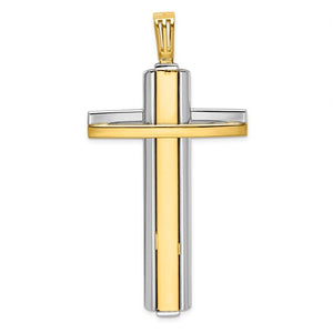 Leslies 14k Two-Tone Crucifix