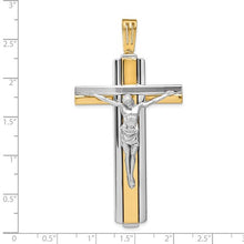 Load image into Gallery viewer, Leslies 14k Two-Tone Crucifix
