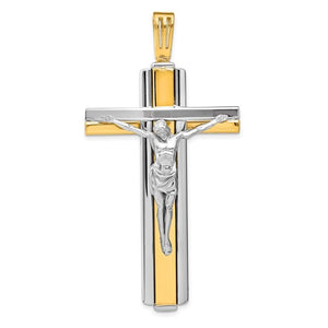 Leslies 14k Two-Tone Crucifix