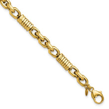 Load image into Gallery viewer, Leslie&#39;s 14k Men&#39;s Polished Fancy Link Bracelet
