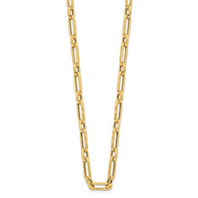 Load image into Gallery viewer, Leslie&#39;s 14K Polished and Textured Fancy Link Necklace
