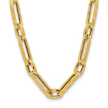 Load image into Gallery viewer, Leslie&#39;s 14K Polished and Textured Fancy Link Necklace

