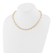 Load image into Gallery viewer, 14k Gold Fancy Paper Clip Link Necklace by Leslies
