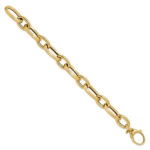 Leslie's 14K Gold Bold and Chunky Oval Link Bracelet