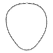 Load image into Gallery viewer, 10k White Gold Byzantine Necklace
